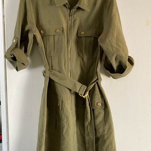 Olive green dress size 8